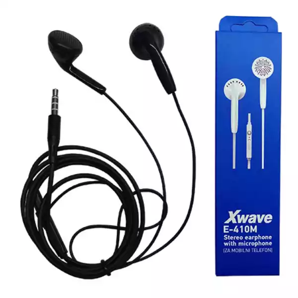 Slušalice sa mikrofonom Xwave E-410M, crne