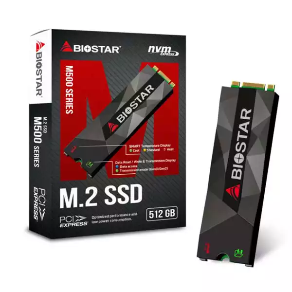 SSD M.2 512GB Biostar 1700MBs/1100MBs   M500