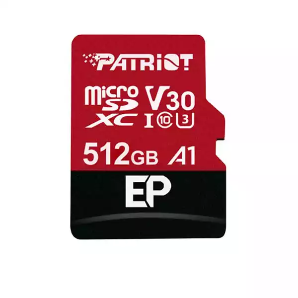 Micro SDXC 512GB Patriot Extreme Performance A1 Series class 10 PEF512GEP31MCX