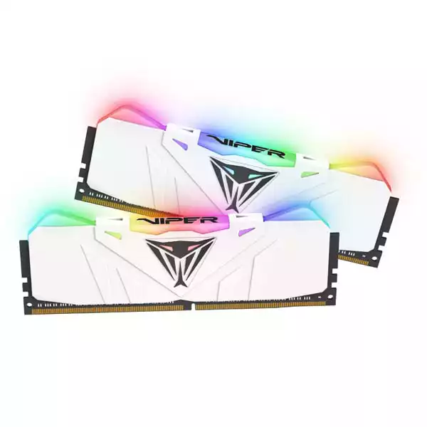 Memorija DDR4 16GB 2x8GB 3200MHZ Patriot Viper RGB White Dual Channel PVR416G320C6KW