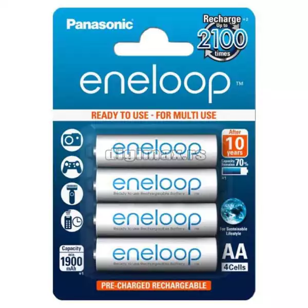 Punjiva baterija Panasonic Eneloop HR6 1900mAh