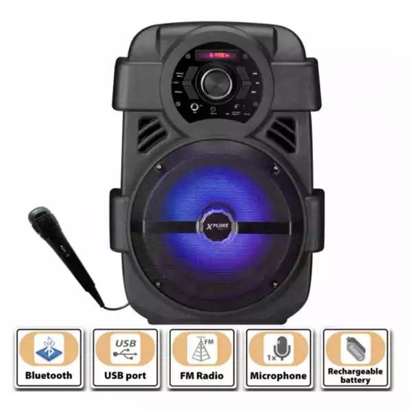 Karaoke sistem Xplore XP8807 SHOORE  FM/microSD/USB/BT/MIC/150W