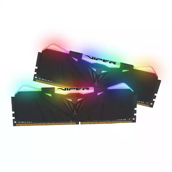 Memorija DDR4 16GB 2x8GB 3200MHz Patriot Viper RGB Black Dual Channel PVR416G320C6K
