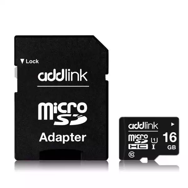 Micro SD Card 16GB ADDLink Class 10 UHS1+adapter UHS1