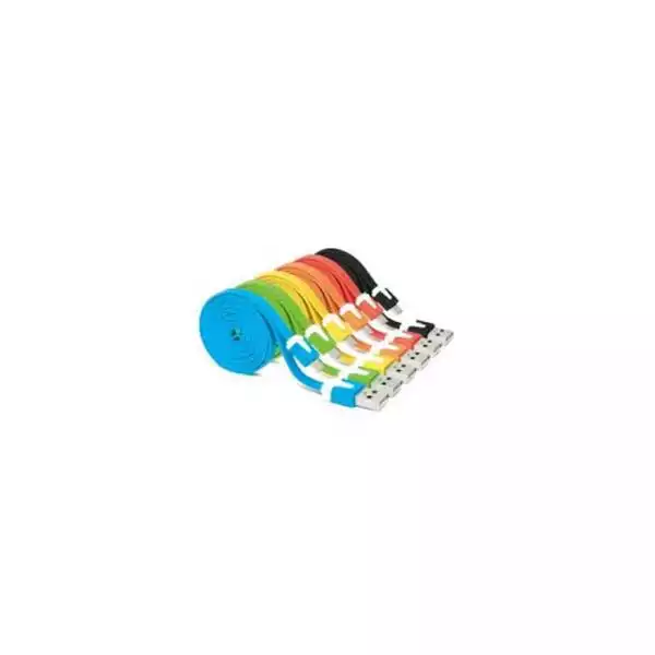Kabl USB 2.0 Micro flat plavi 1m