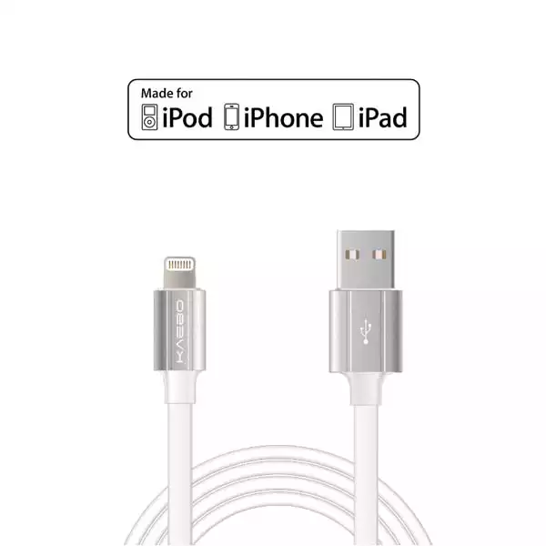 USB data kabl 3 in 1(Micro+tip C+iPhone) Rubber U1047 White