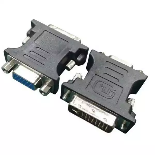 Adapter DVI/M  24+ 5 - VGA/F Gembird Black