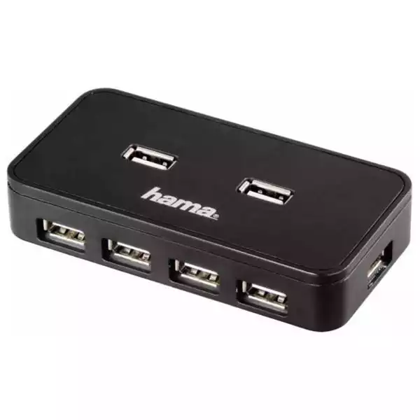USB HUB 7 port Hama 2.0 39859 Black sa napajanjem