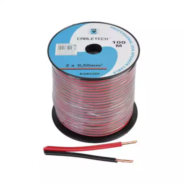 Kabl za zvučnike 2 x1.5mm2 crno crveni SAL