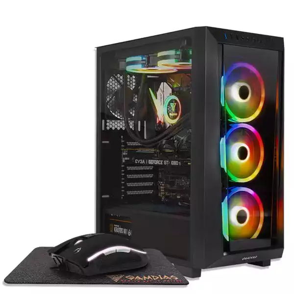 Kućište Gamdias Talos M1 Elite+Miš + podloga Gamdias Zeus E2 3200dpi