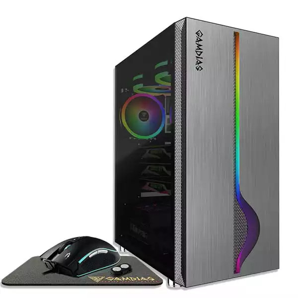 Kućište Gamdias Mars M1+Miš+ podloga Gamdias Zeus M2 10800dpi RGB