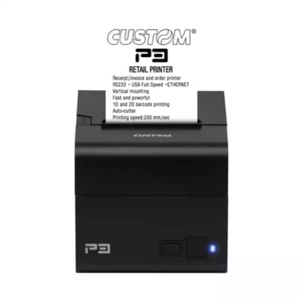 Pos štampač Custom P3ETH 203dpi/200mm s/57mm/80mm/USB/RS232