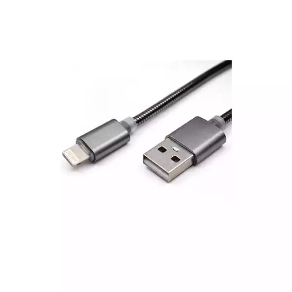 Kabl USB Iphone 1m IAB-K010 Metalni Grey