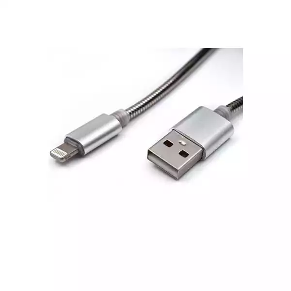 Kabl USB Iphone 1m IAB-K010 Metalni Silver