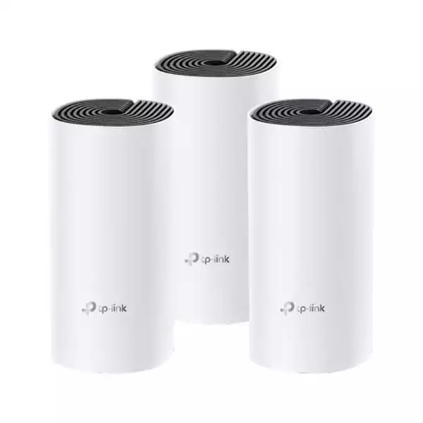 TP-Link Wi-Fi Whole Home Mesh sistem Deco M4(3-PACK) AC1200/867Mbps/300Mbps/2xGLAN/2 Interne antene