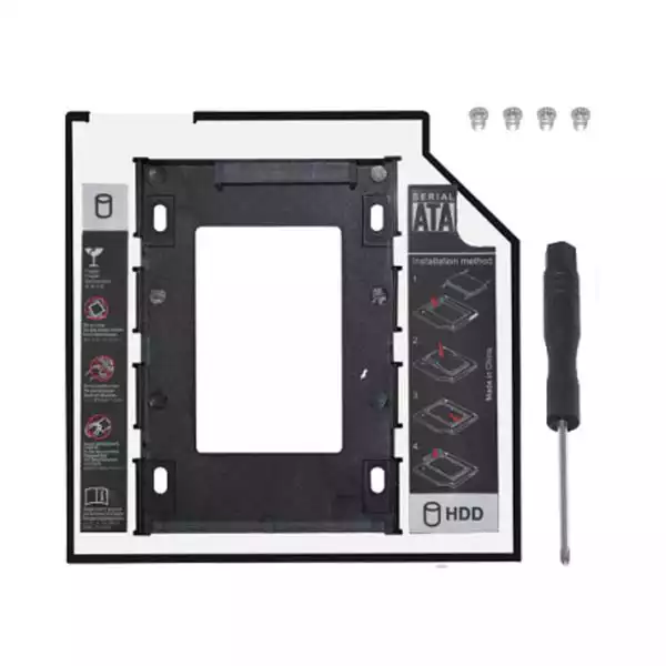 Adapter za notebook dodatni SSD HDD 12mm N-Case2