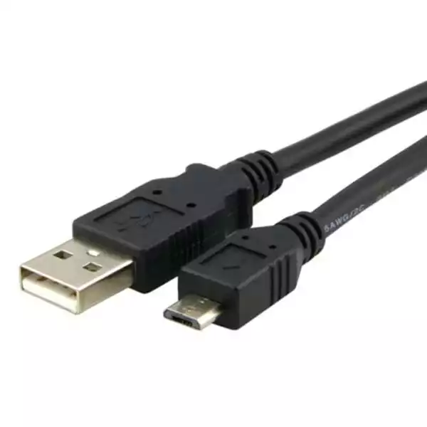 Kabl USB 2.0 Micro 5 pina 2m Linkom crni