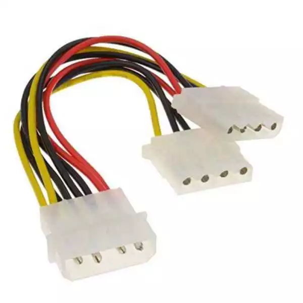Kabl Molex - 2xMolex ž/m 15cm