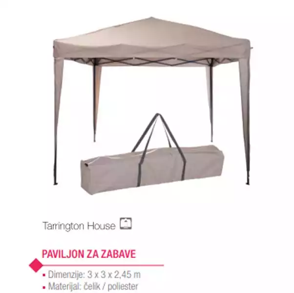 Paviljon za zabave  3x3 x2.45m