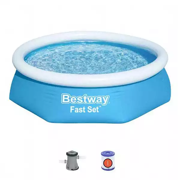 Bazen za decu sa prstenom na naduvavanje Fast set 244x61cm