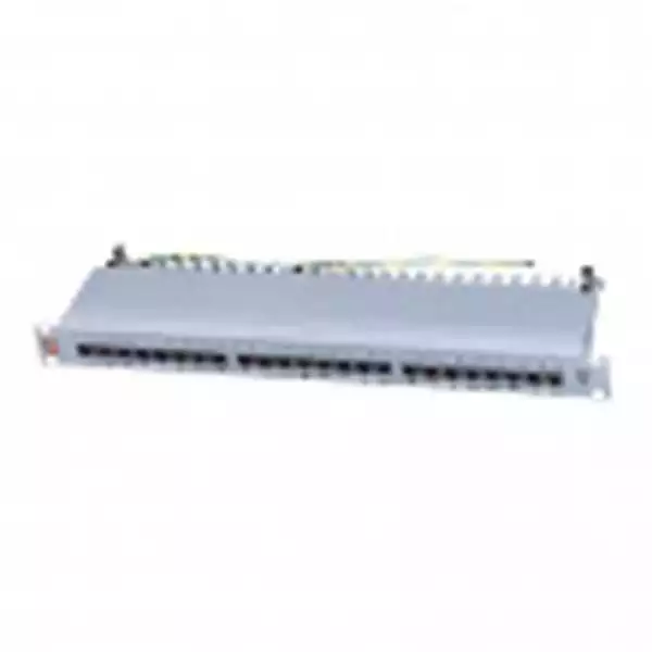 Patch panel 19/1U sa 24RJ-45 STP kat.6A Fully Shielded,dual Krone LSA&110 IDC SP6a-24-1U