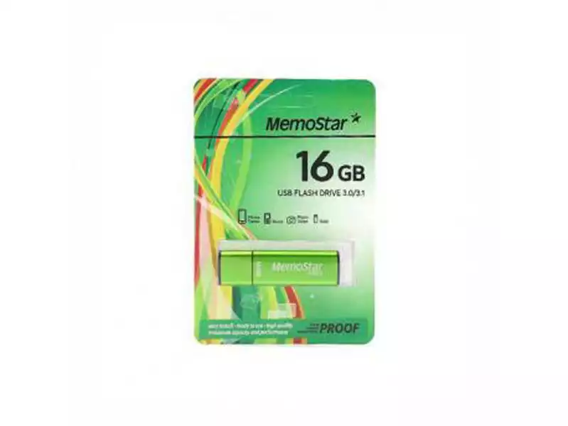 USB Flash 16GB 3.0 CUBOID MemoStar dark green