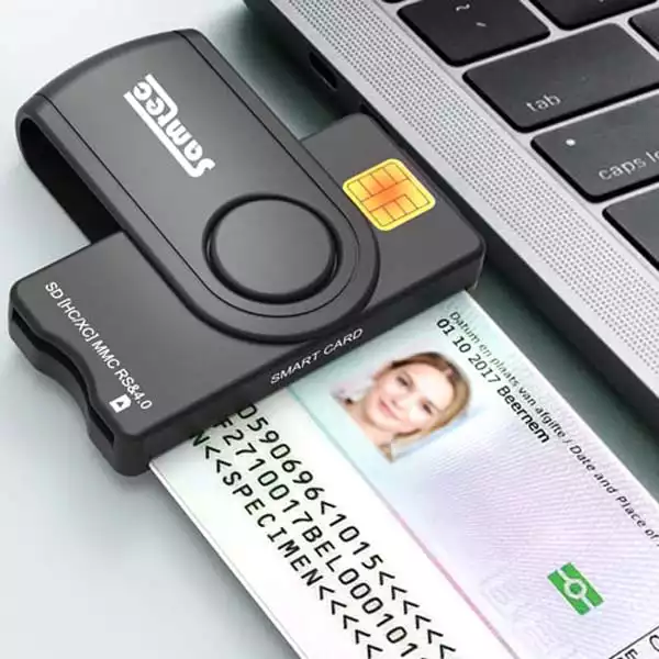 Čitač smart kartica Samtec SMT-610 SmartCard/MicroSD/SD/SIM (za biometrijske lične karte), USB