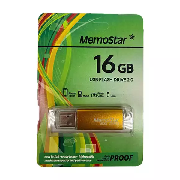 USB Flash 16GB 2.0 KLASIK MemoStar Zlatni