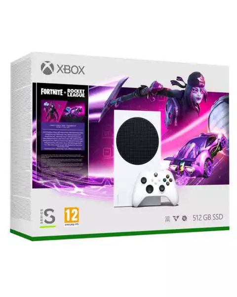 MICROSOFT Xbox Series S 512GB Fortnite & Rocket League Bundle