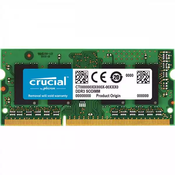 Memorija SODIMM DDR3 8GB 1600MHz CRUCIAL CT102464BF160B