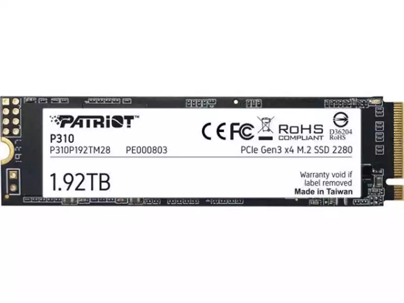 SSD M.2 NVMe 1.92TB Patriot P310 1700MBs/1500MBs P310P192TM28