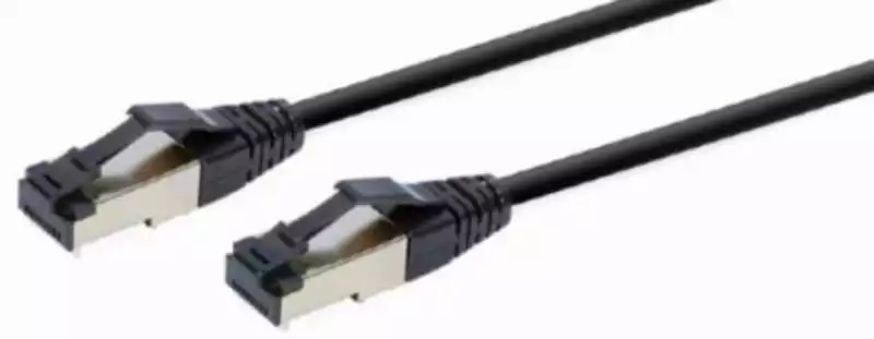 S/FTP patch cord kabl kat. 8 duž. 10m PP8-LSZHCU-BK-10M