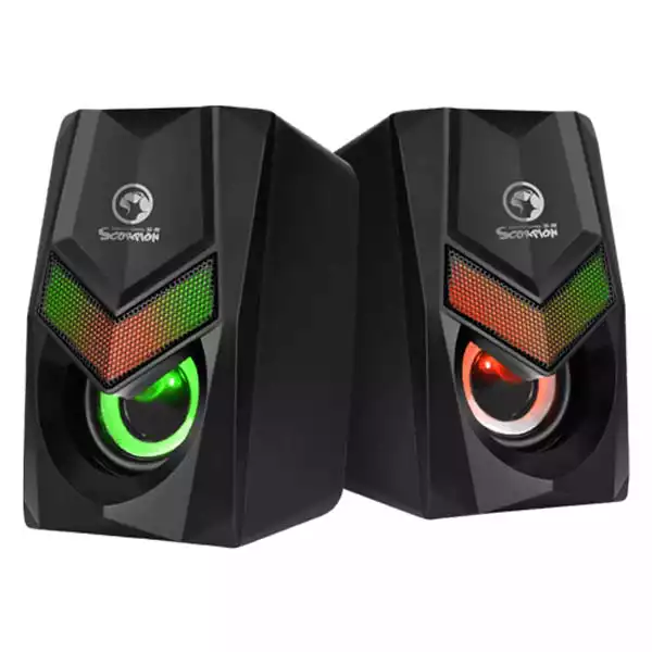 Zvučnici USB 2.0 Marvo SG118 snage 2x3W RGB LED osvetljenje crni