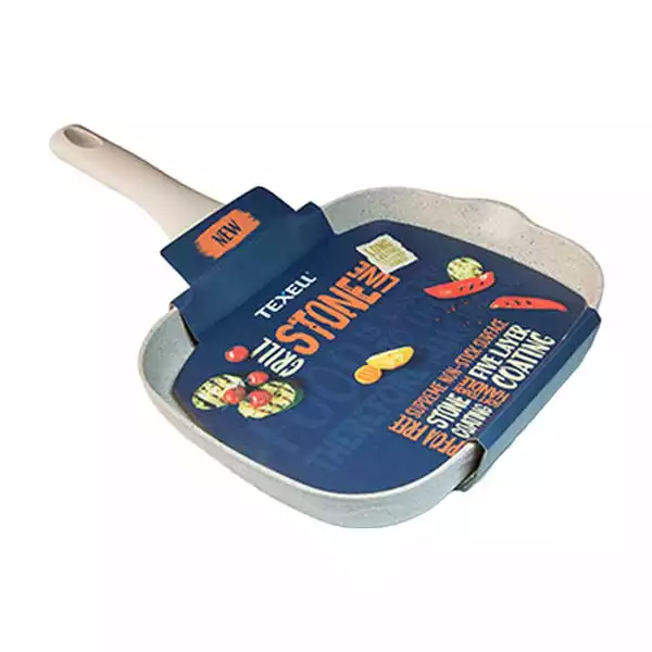 Tiganj Grill Texell TPSL-G194 stone line/28x24 cm/bež