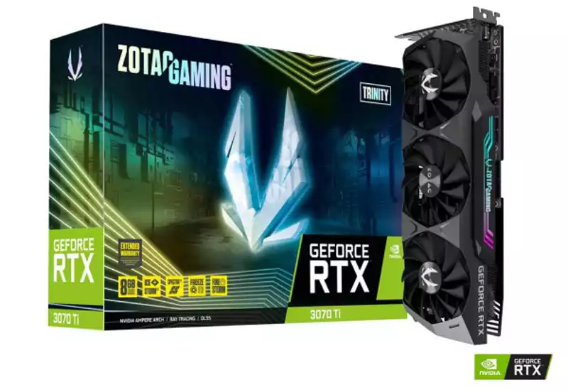 Grafička karta Zotac GAMING GeForce RTX 3070 TI Trinity 8GB DDR6 256 bit 3xDP/HDMI