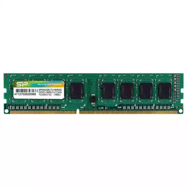 Memorija DDR3 4GB 1600MHz SiliconPower SP004GBLTU160N02