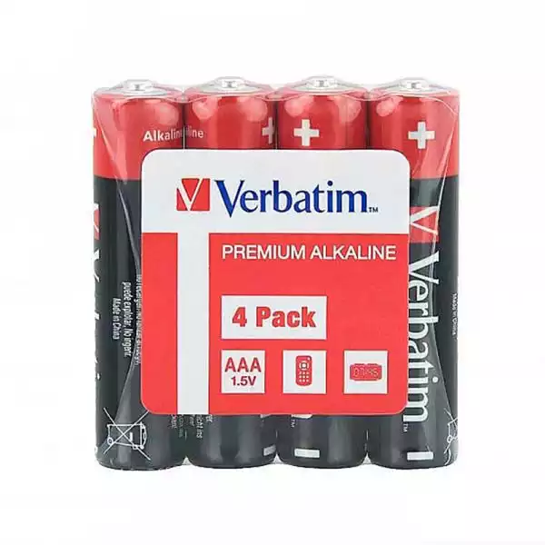 Verbatim Baterija LR 3 alkalna Verbatim AAA 1/4 u celofanu ( 0152 ) 