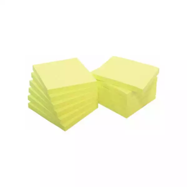 Fornax Samolepljivi listići Fornax NEON 80 lis, 75x75 žuti 421645 ( 7026 ) 