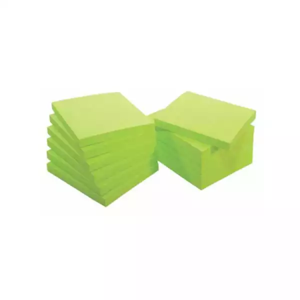 Fornax Samolepljivi listići Fornax NEON 80 lis, 75x75 zeleni 421638 ( 7024 ) 