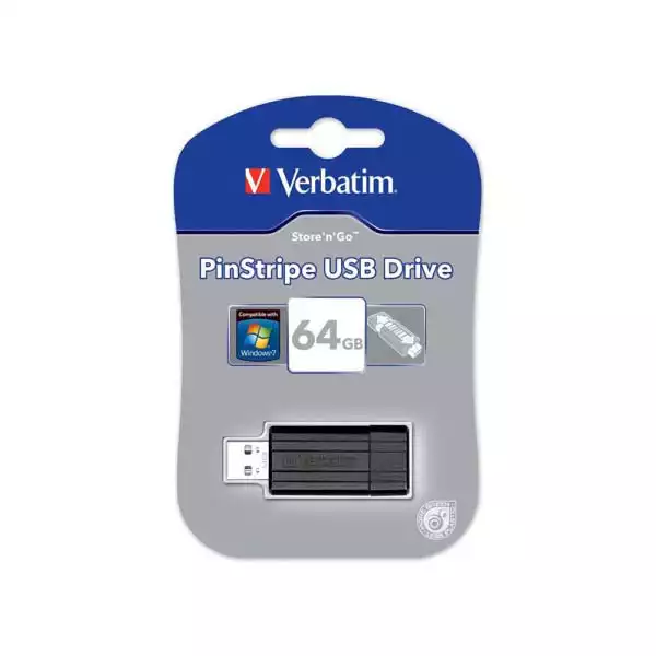 Verbatim Flash USB 64 gb Verbatim Pin stripe 2.0 ( 5207 ) 