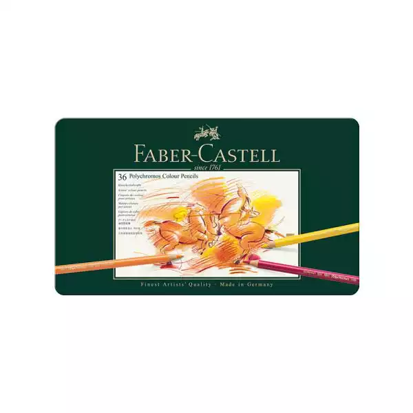 Faber Castell Drvene bojice Faber Castell Polychromos 1/36 110036 metalna kutija ( 8777 ) 