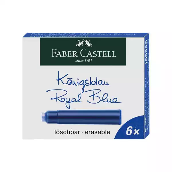 Faber Castell Patrone Faber Castell 1/6 plava 185506 ( B137 ) 