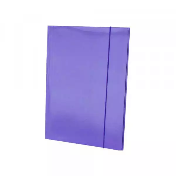 Duplo Fascikla plastificirana sa gumicom 600g ljubičasta ( 4691 ) 