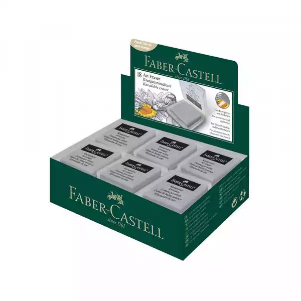 Faber Castell Gumica Faber Castell umetnička gnjeca siva (1/18) 01805 127220 ( 3847 ) 