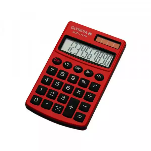 Olympia Kalkulator Olympia LCD 1110 Red ( 1340 ) 