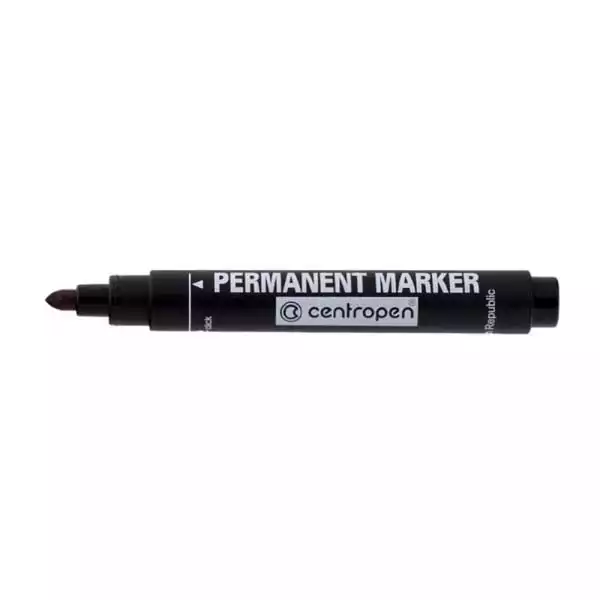 Centropen Permanent marker CENTROPEN 8566 2mm obli vrh crni ( 2533 ) 