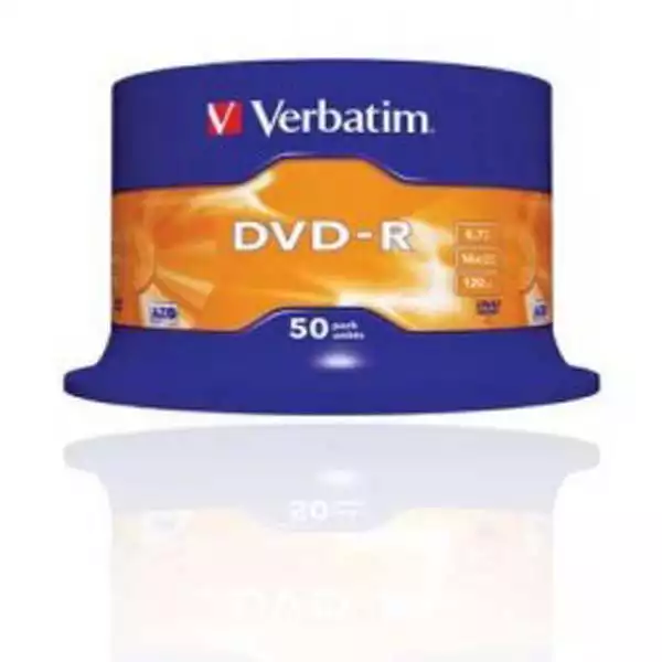 DVD-R Verbatim 16x 1/50 AZO/MATT SILVER
