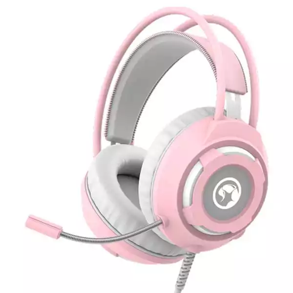 Slušalice Marvo HG8936 sa mikrofonom bela, roze