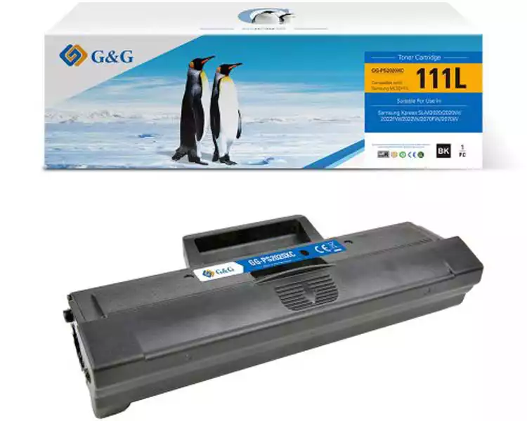 Toner G&G Samsung MLT-D111L (M2022/M2022W/M2070) NEW Chip
