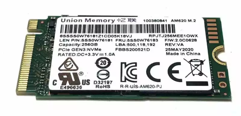 SSD M.2 NVMe 256GB UnionMemory AM620 / 2242 Bulk